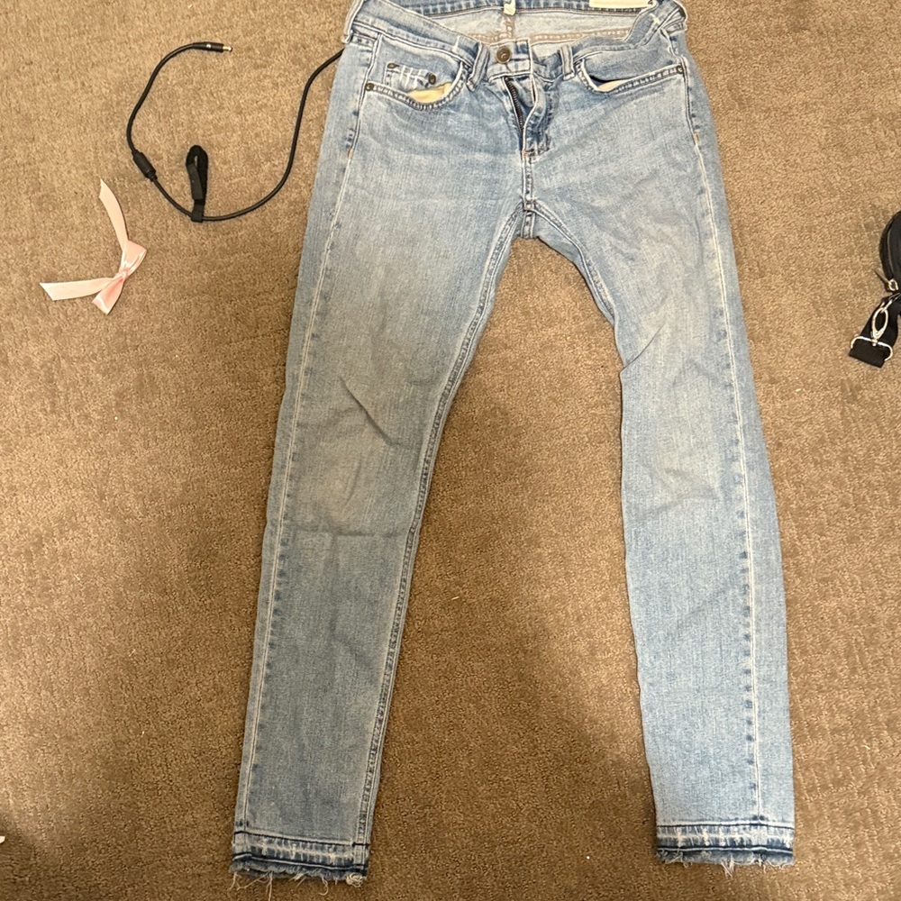 Rag & Bone Light Blue Skinny Jeans